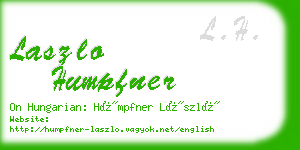 laszlo humpfner business card