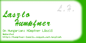 laszlo humpfner business card